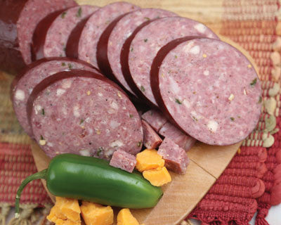 Jalapeño Cheese Vension Sausage - Refrigerated