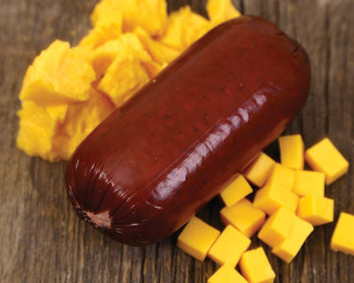 Cheddar Cheese Buffalo Sausage - Refrigerated